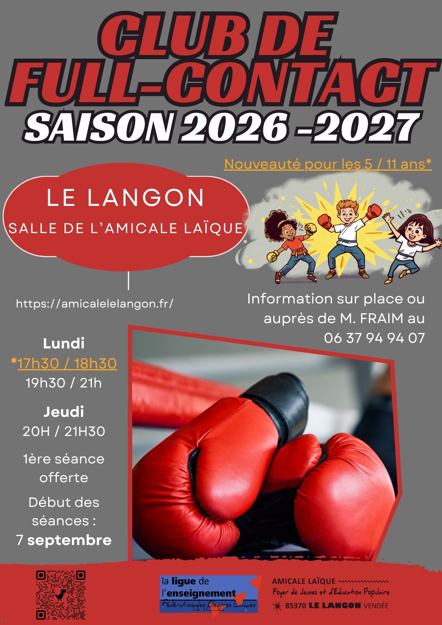 Nouvelle saison de full-contact