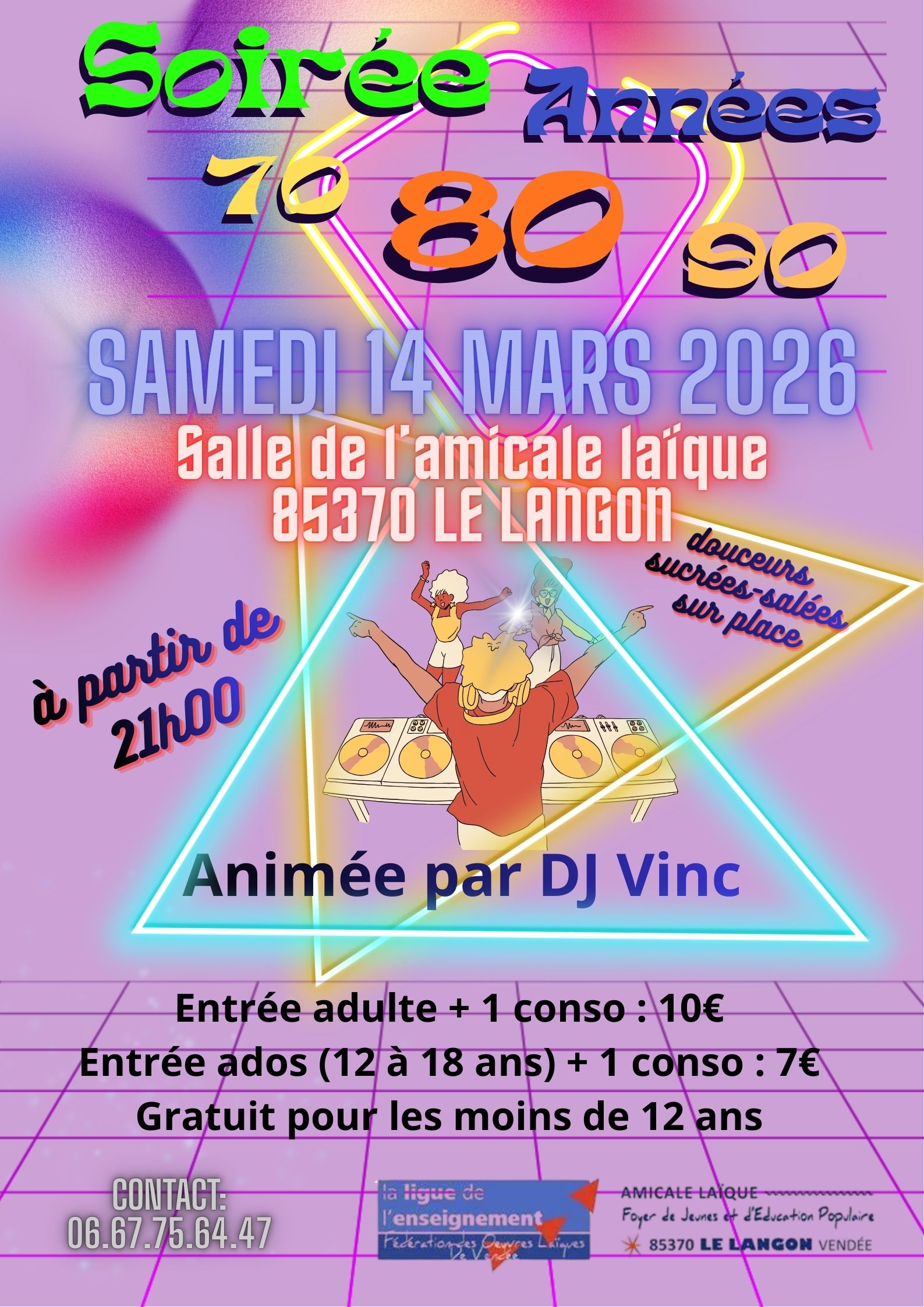 Soirée Années 70-80-90