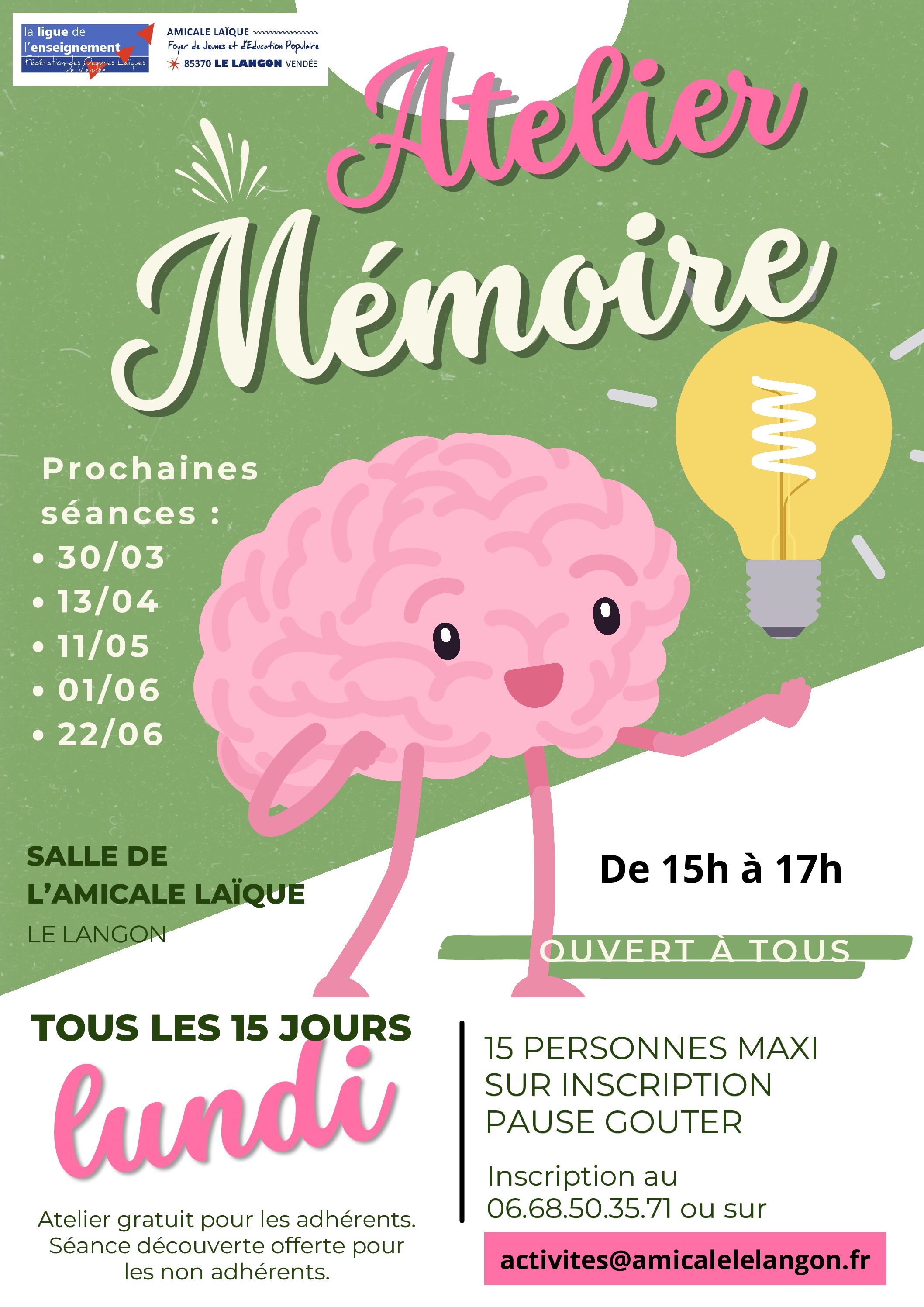 Atelier « mémoire »