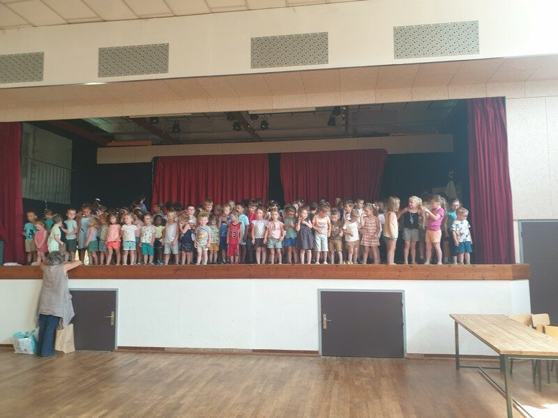 Préparation de la fête d&rsquo;école