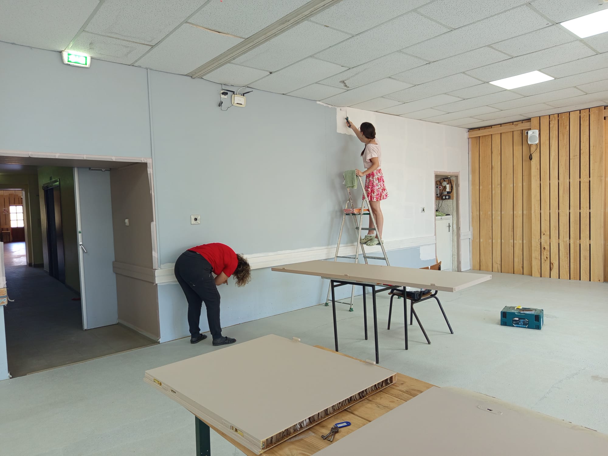 Peinture de la petite salle